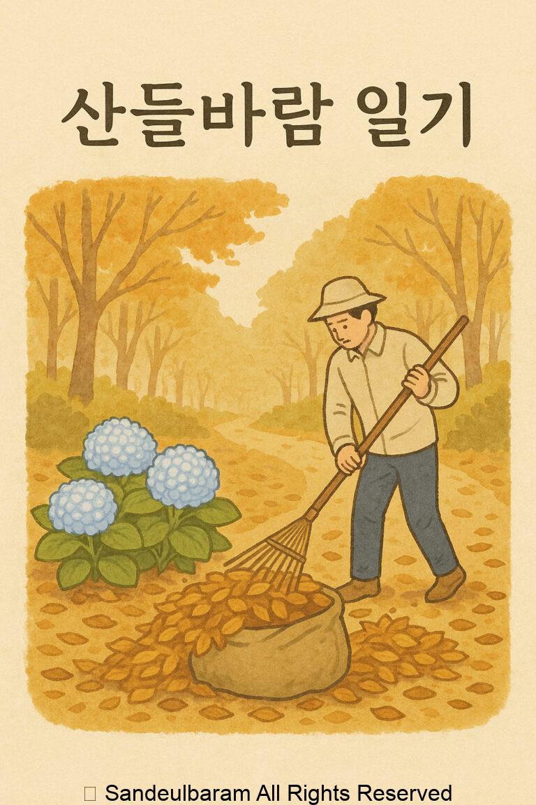 “산들바람 일기-🌅 새벽 기도와 아궁이 불로 시작된 하루”