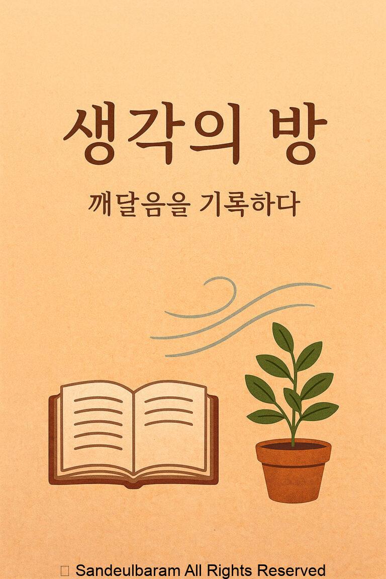 “생각의 방-깨달은 것 ①”