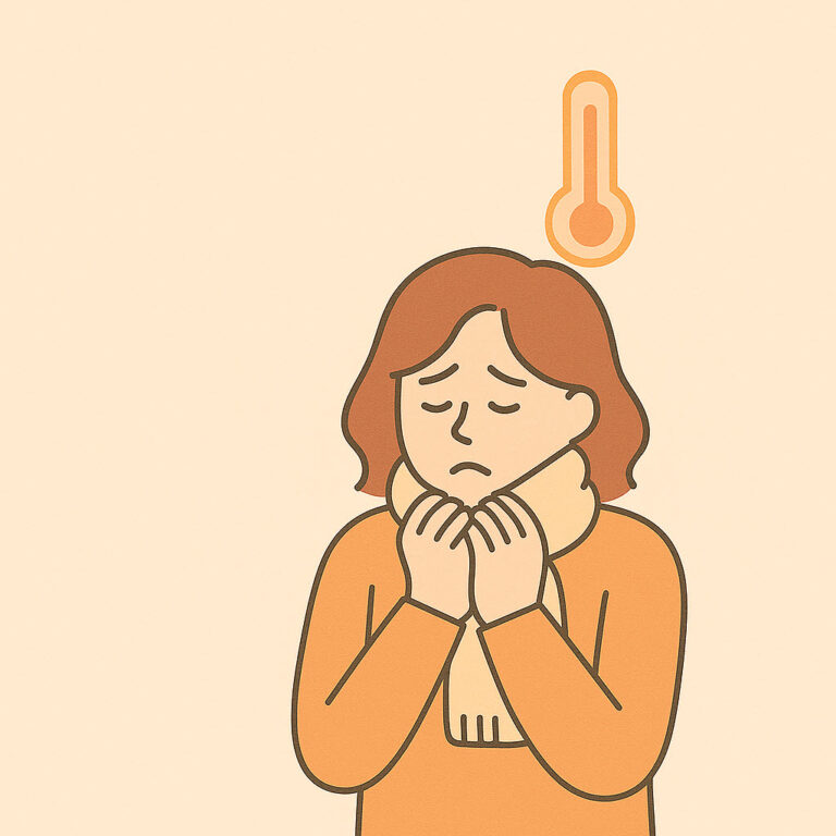 체온유지가 중요하다고 보여주는 일러스트