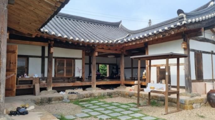 한옥을 리모델링한 농촌 주택